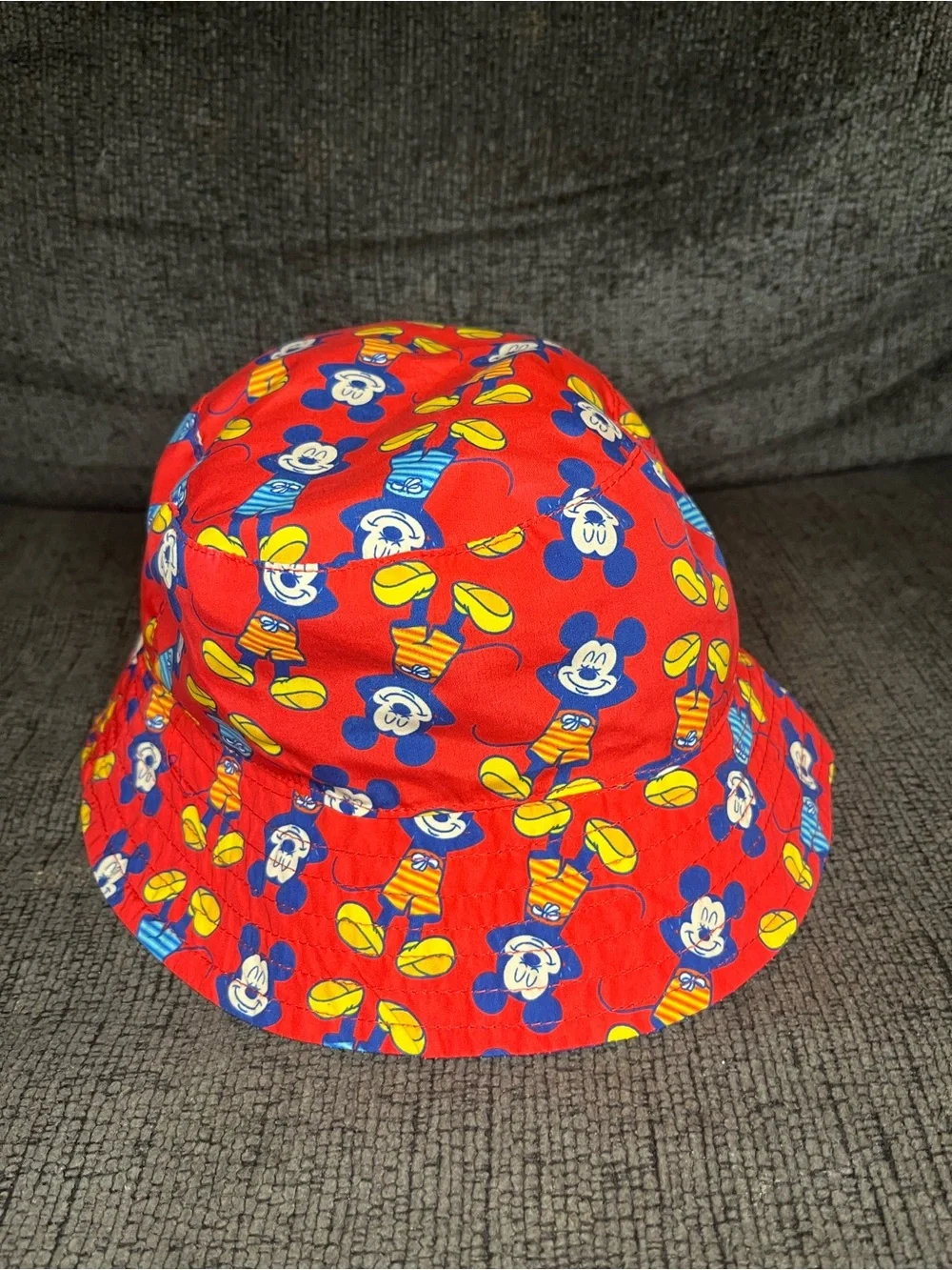 Disney Mickey Mouse Kids Reversible Sun Bucket Hat - One Size